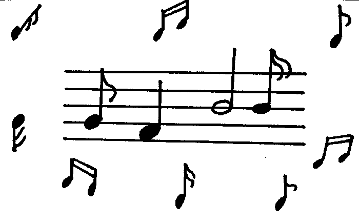 Image of musical notes